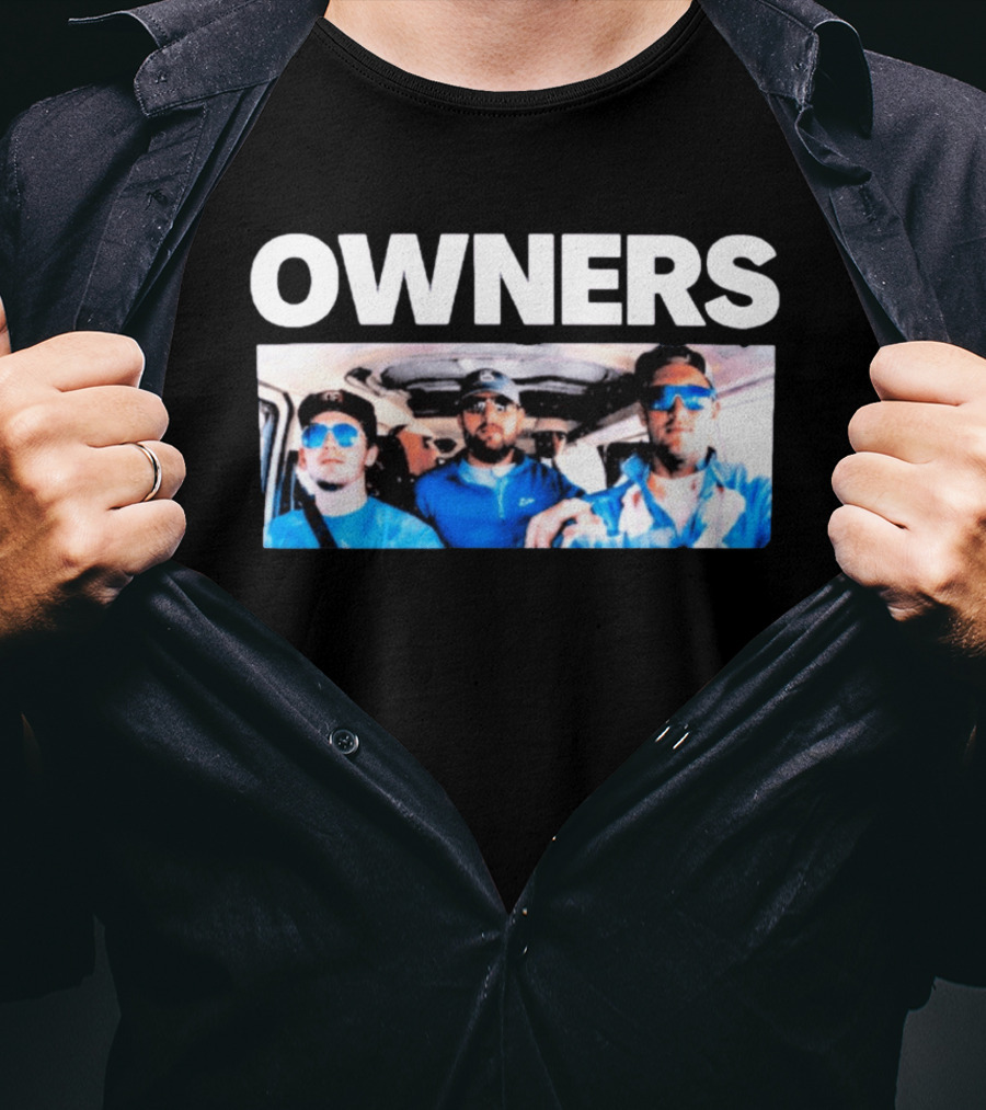OWNERS Ride Together Sunglasses And Blue Outfits T-Shirt