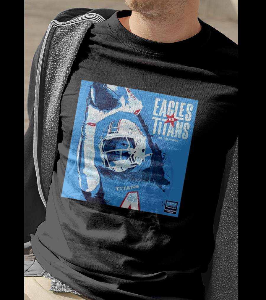 Eagles Vs Titans September 20 2026 Nissan Stadium Nashville TN T-Shirt