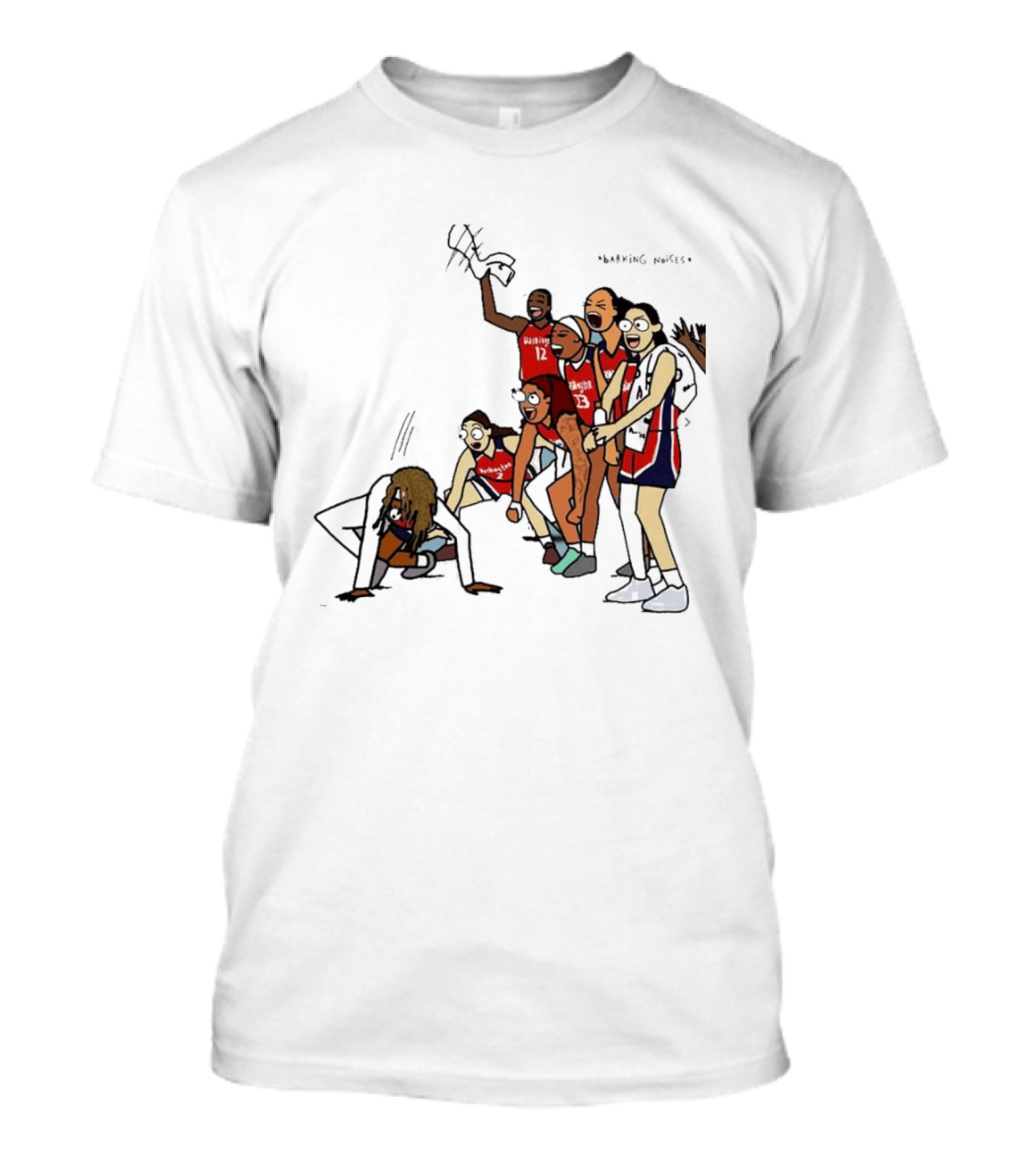Basketball Team Washington Celebration Barking Noises T-Shirt