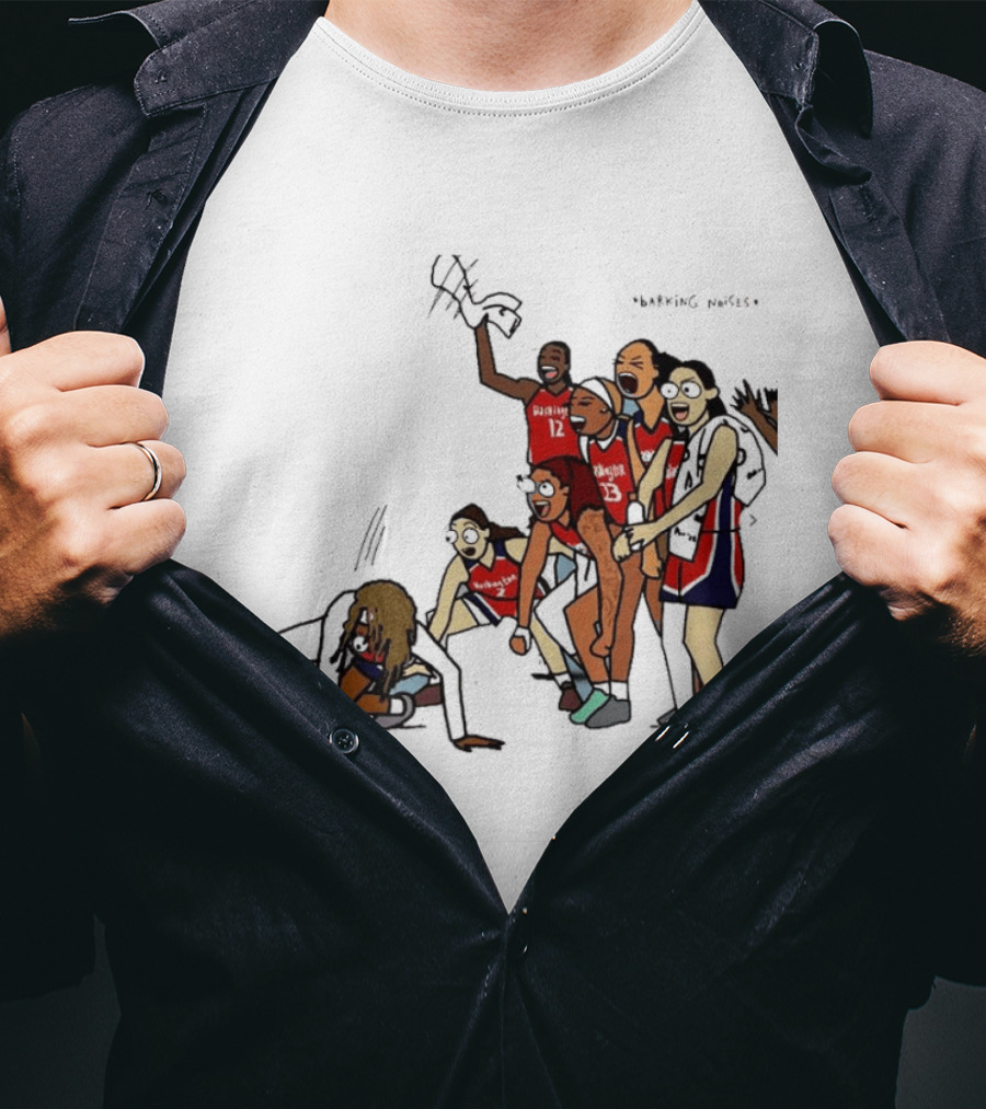 Basketball Team Washington Celebration Barking Noises T-Shirt