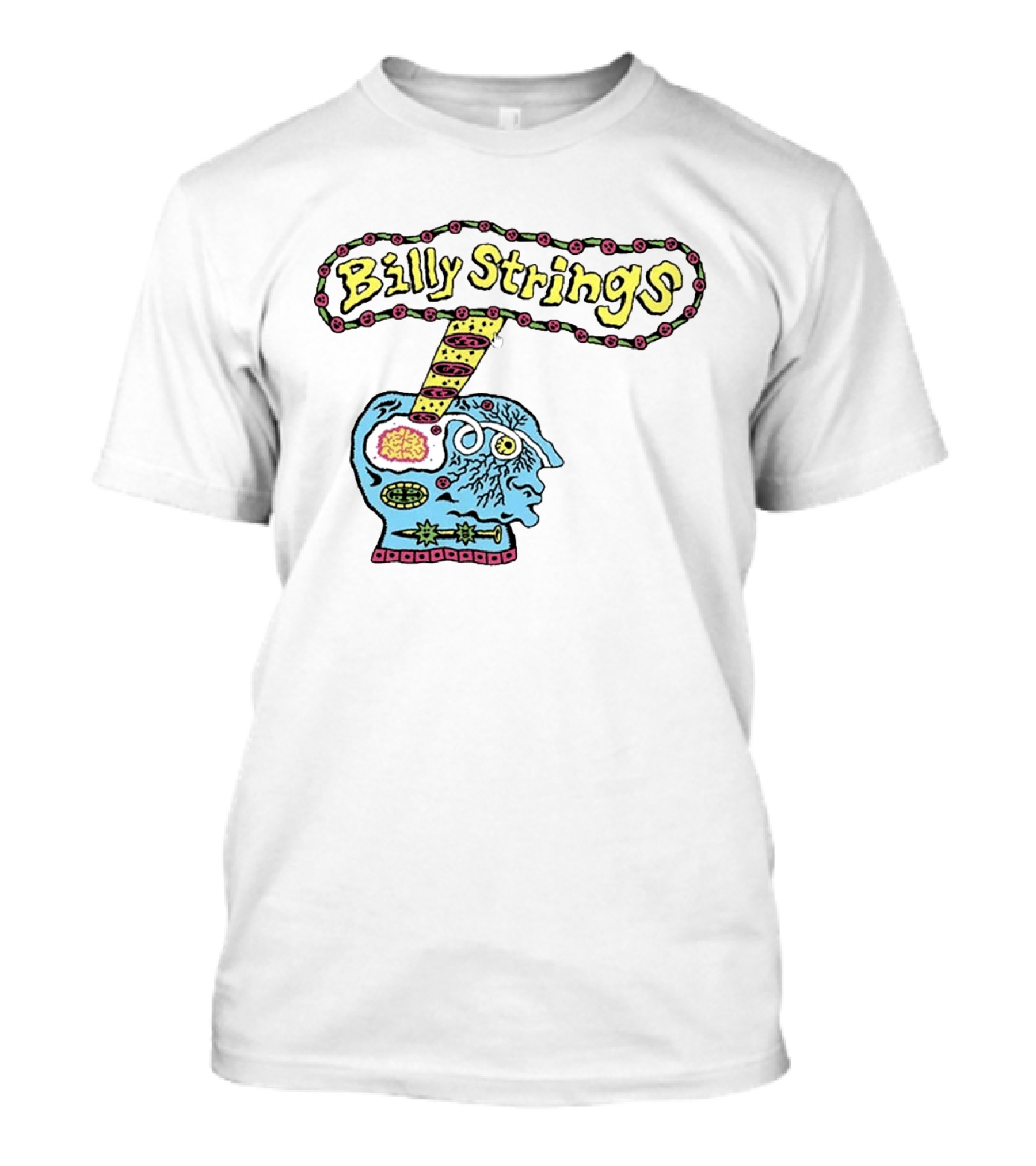 Billy Strings Fall 2026 Merchandise Head Lanceleee Psychedelic Brain T-Shirt