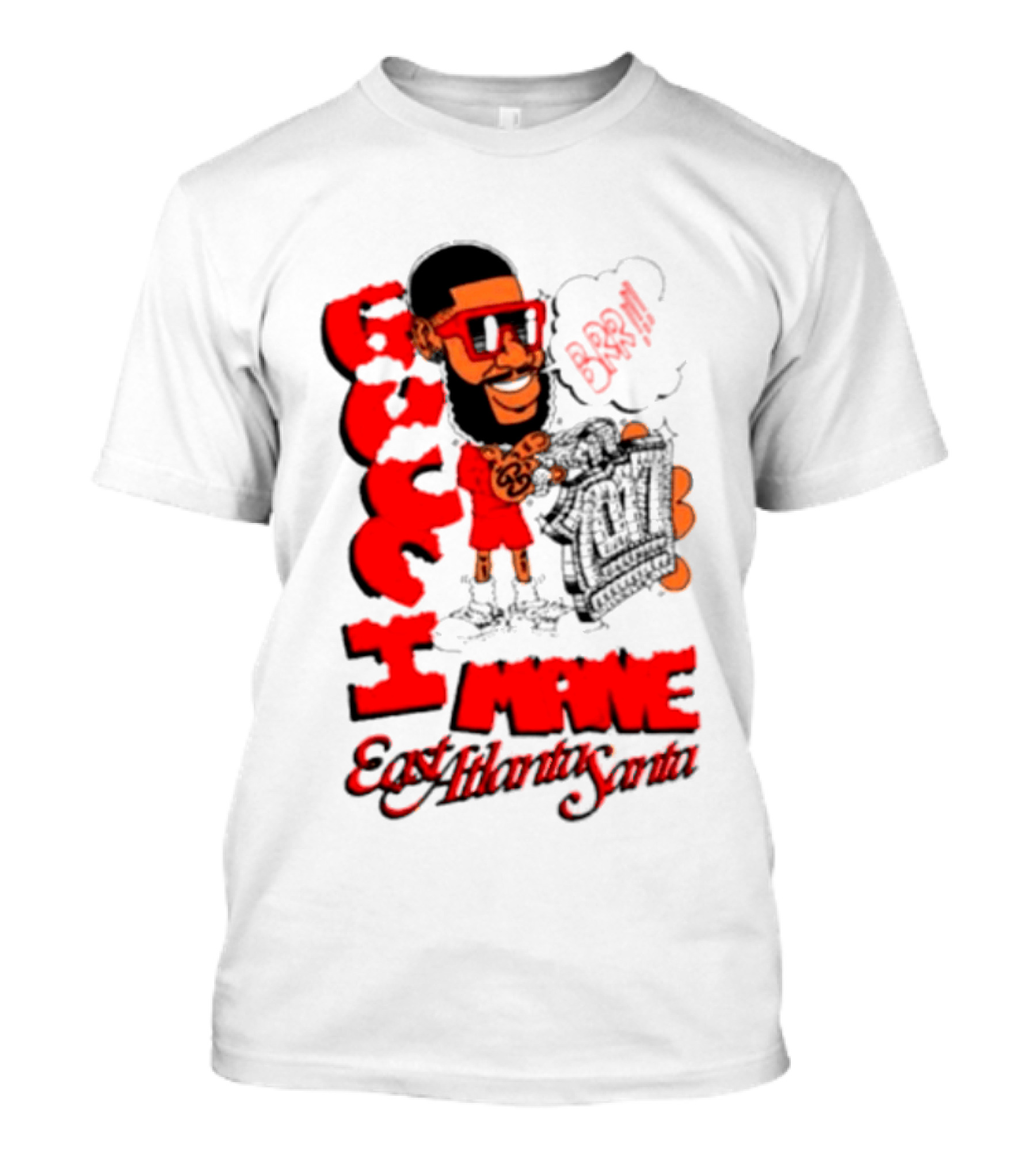 Gucci Mane Brr East Atlanta Santa Christmas T-Shirt