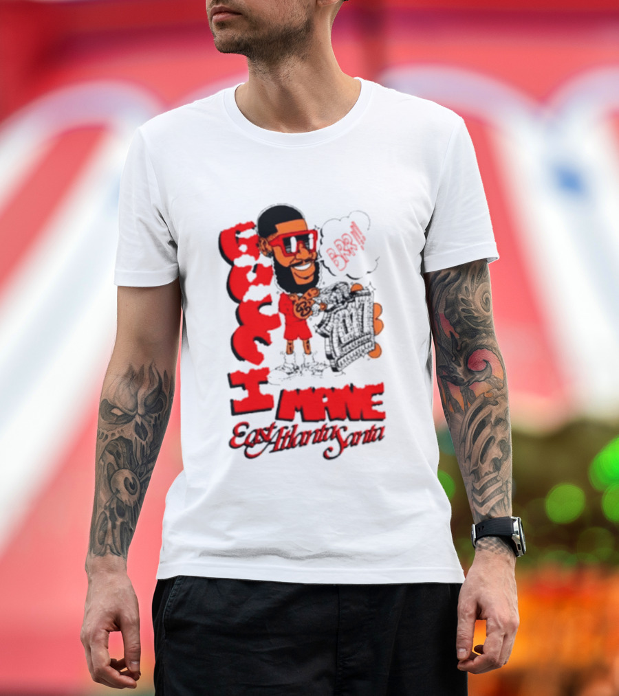 Gucci Mane Brr East Atlanta Santa Christmas T-Shirt