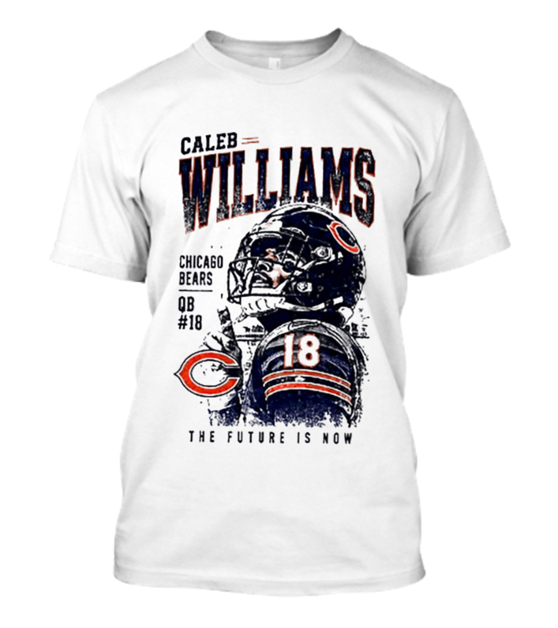 Caleb Williams Chicago Bears QB #18 The Future Is Now T-Shirt