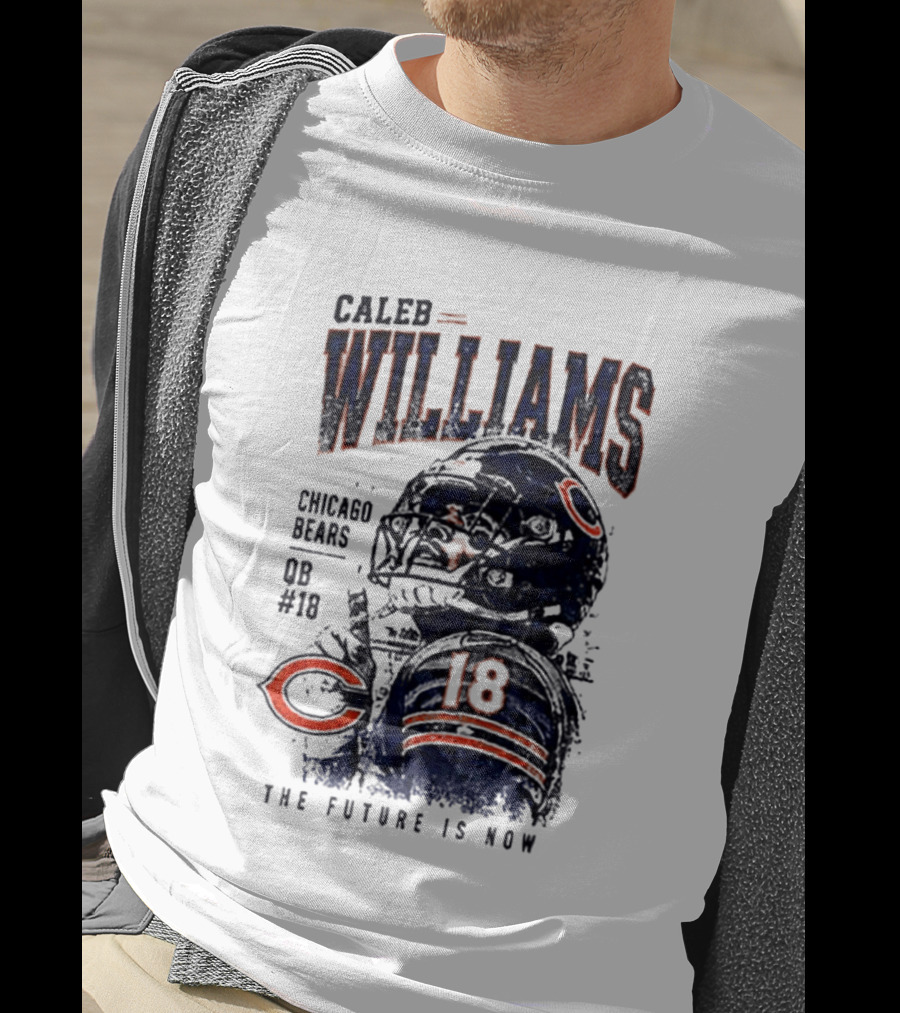 Caleb Williams Chicago Bears QB #18 The Future Is Now T-Shirt