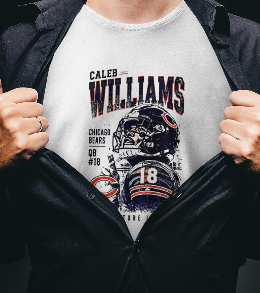 Caleb Williams Chicago Bears QB #18 The Future Is Now T-Shirt