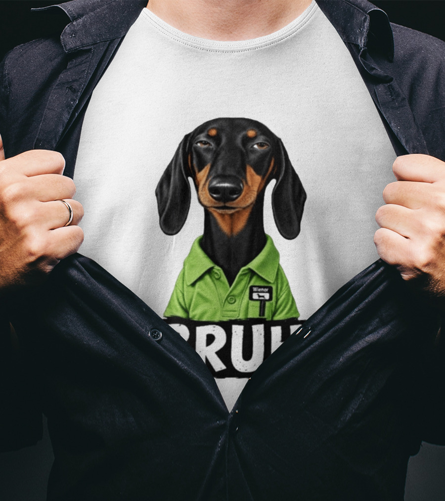 Dachshund Wiener Bruh Funny Dog Meme T-Shirt