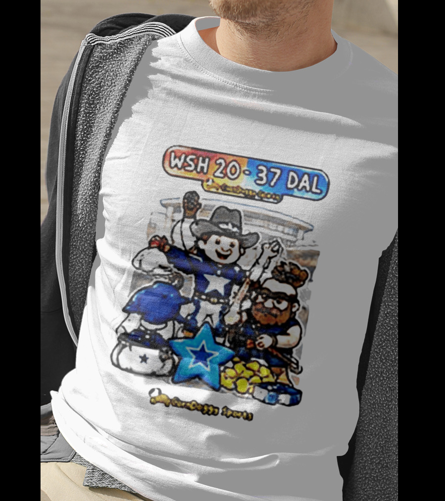 WSH 20 37 DAL Victory Celebration Cowboys Stadium T-Shirt