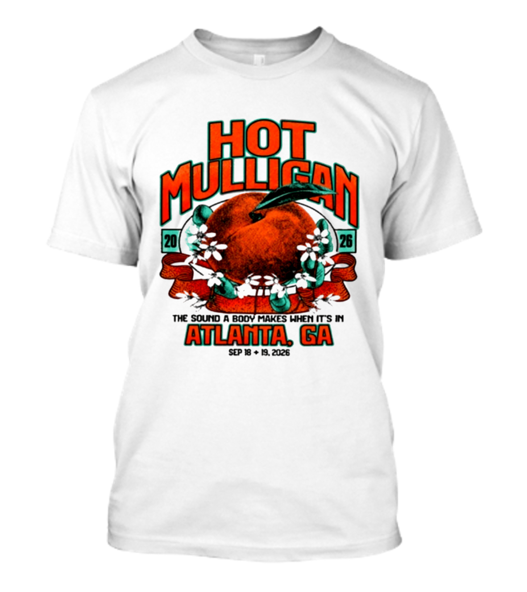 Hot Mulligan The Sound A Body Makes Atlanta GA 2026 T-Shirt