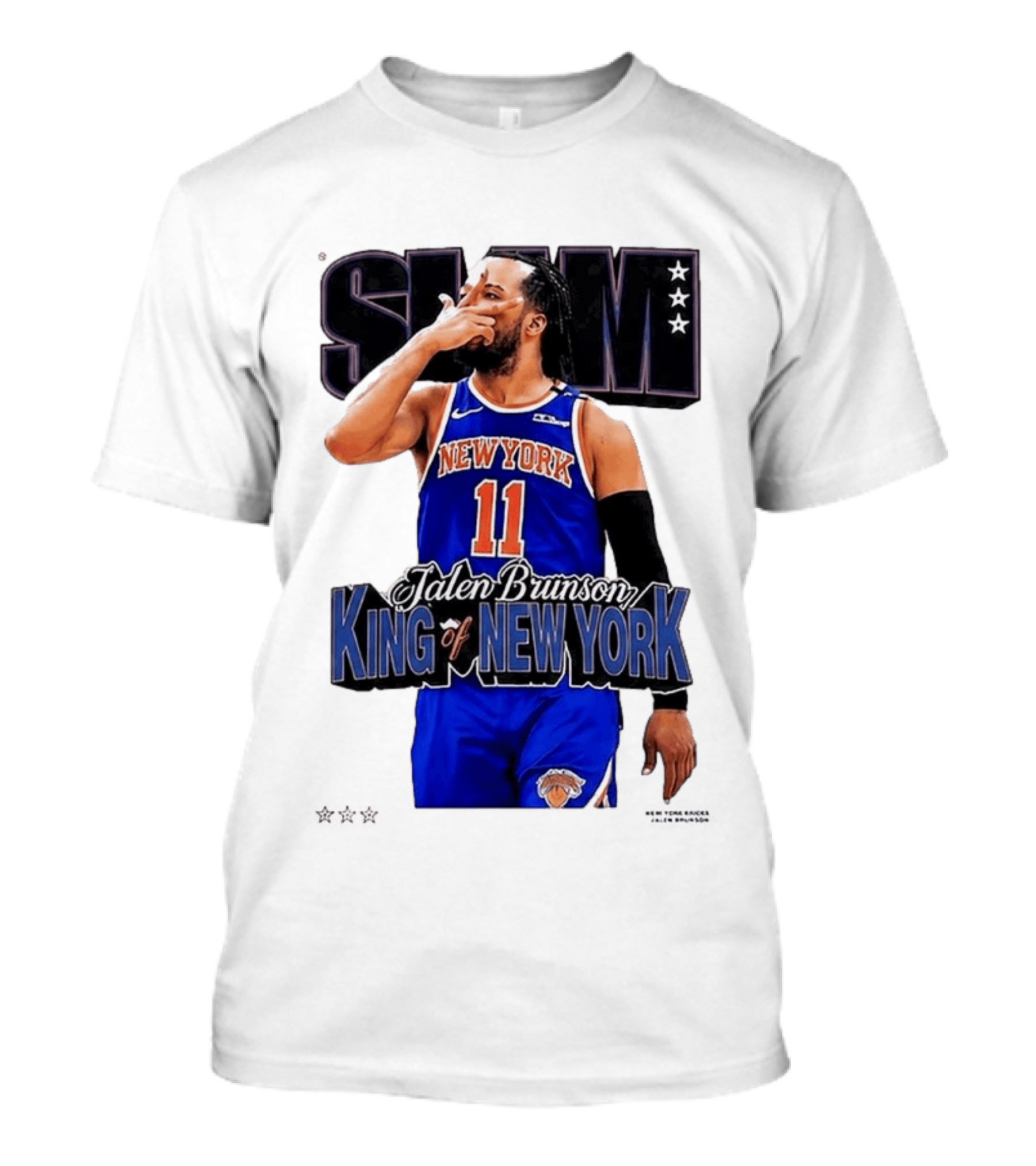 SLAM Magazine Jalen Brunson King Of New York Basketball 11 T-Shirt