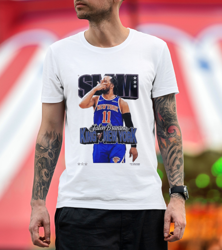 SLAM Magazine Jalen Brunson King Of New York Basketball 11 T-Shirt