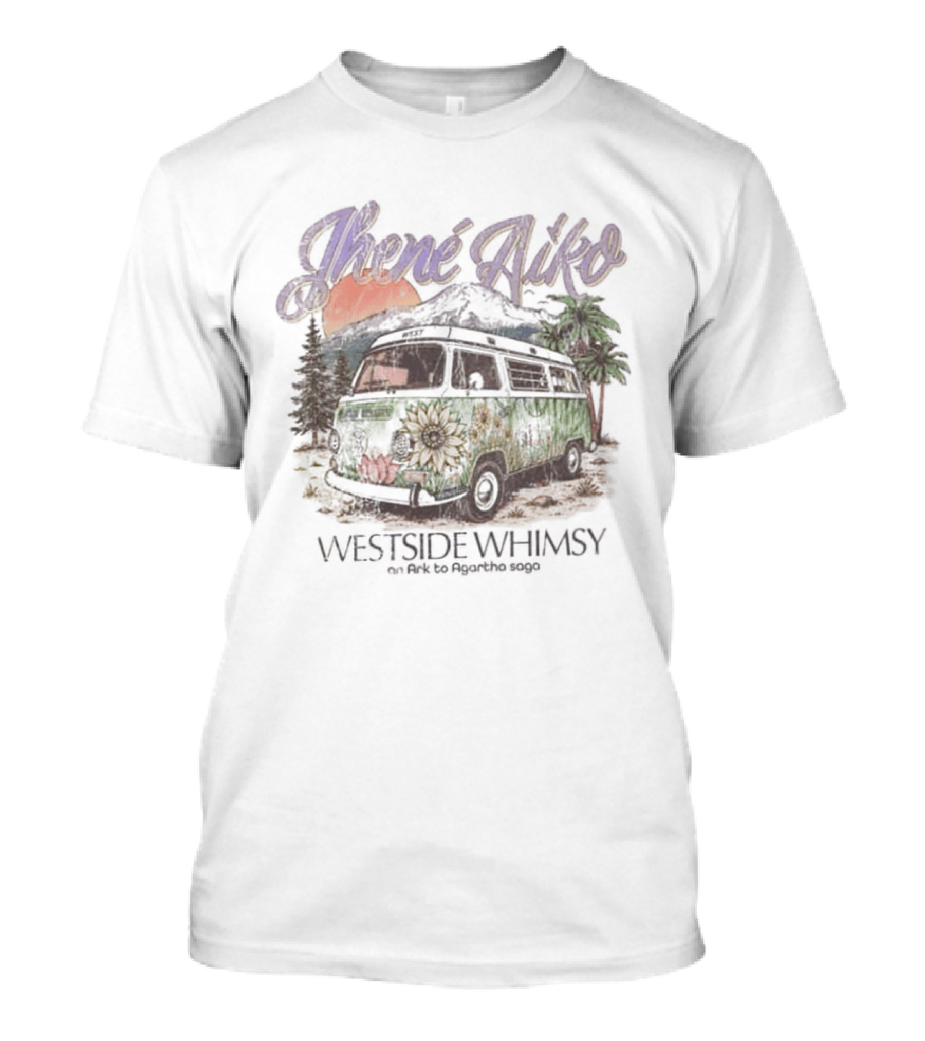Jhene Aiko Westside Whimsy Van Sunset Journey T-Shirt