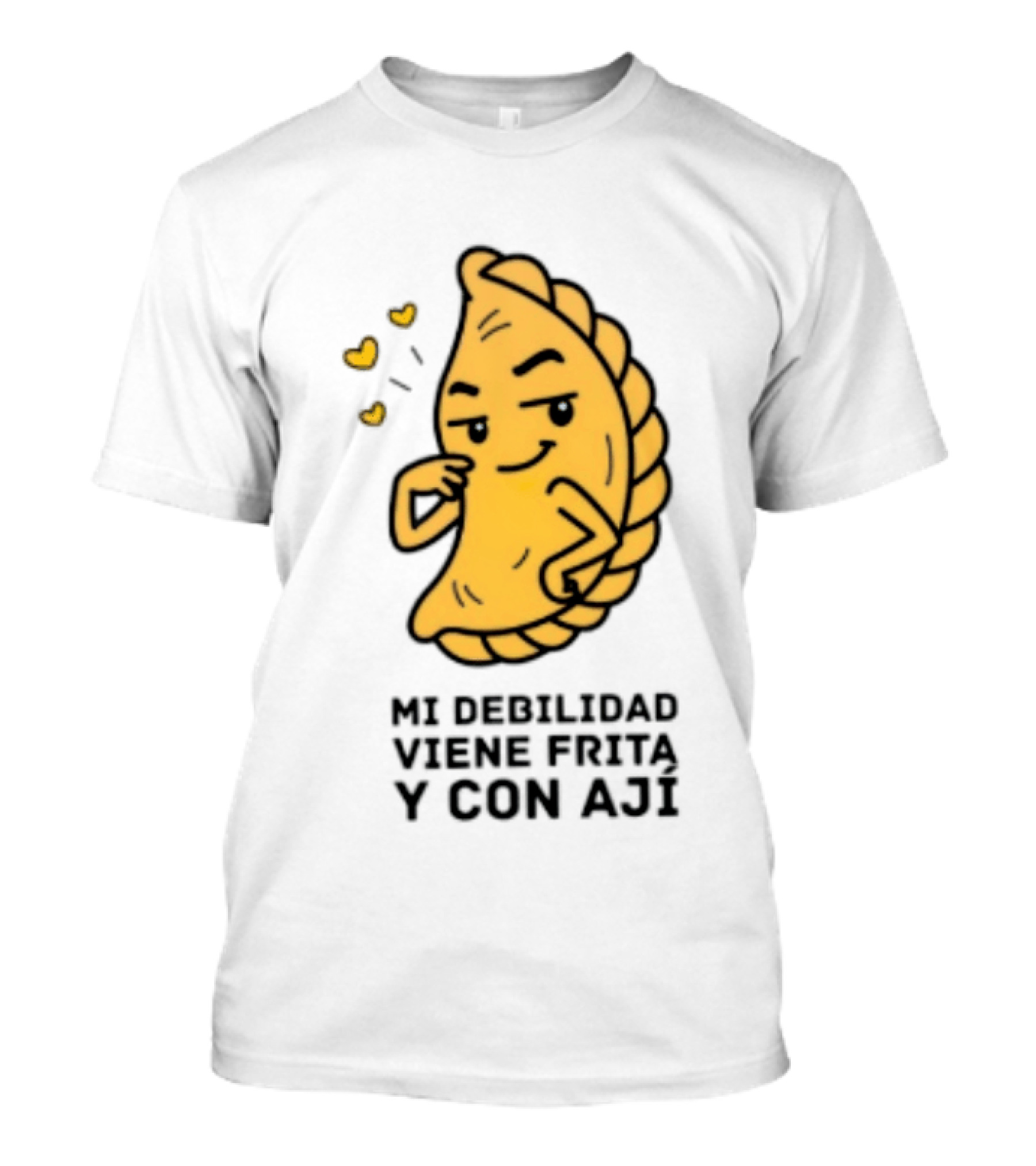 Mi Debilidad Viene Frita Y Con Ají Empanada Humorístico T-Shirt