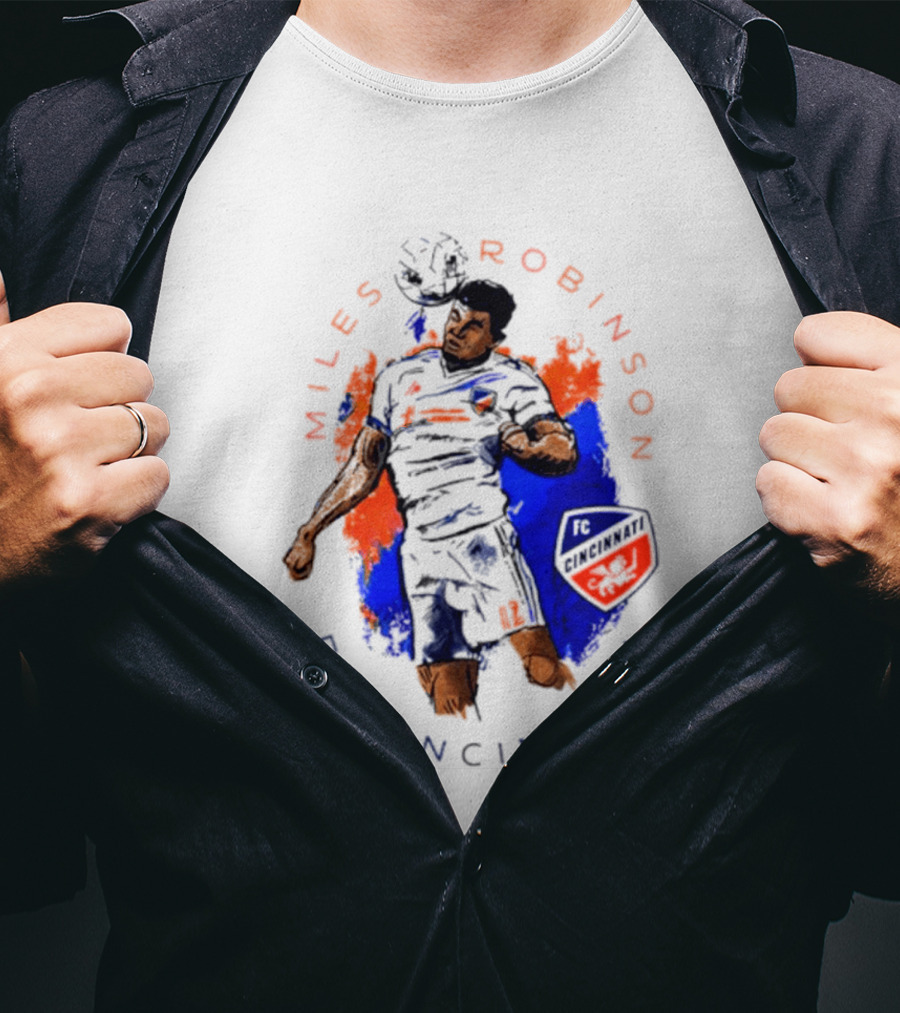 Miles Robinson FC Cincinnati Player Make Your Mark T-Shirt