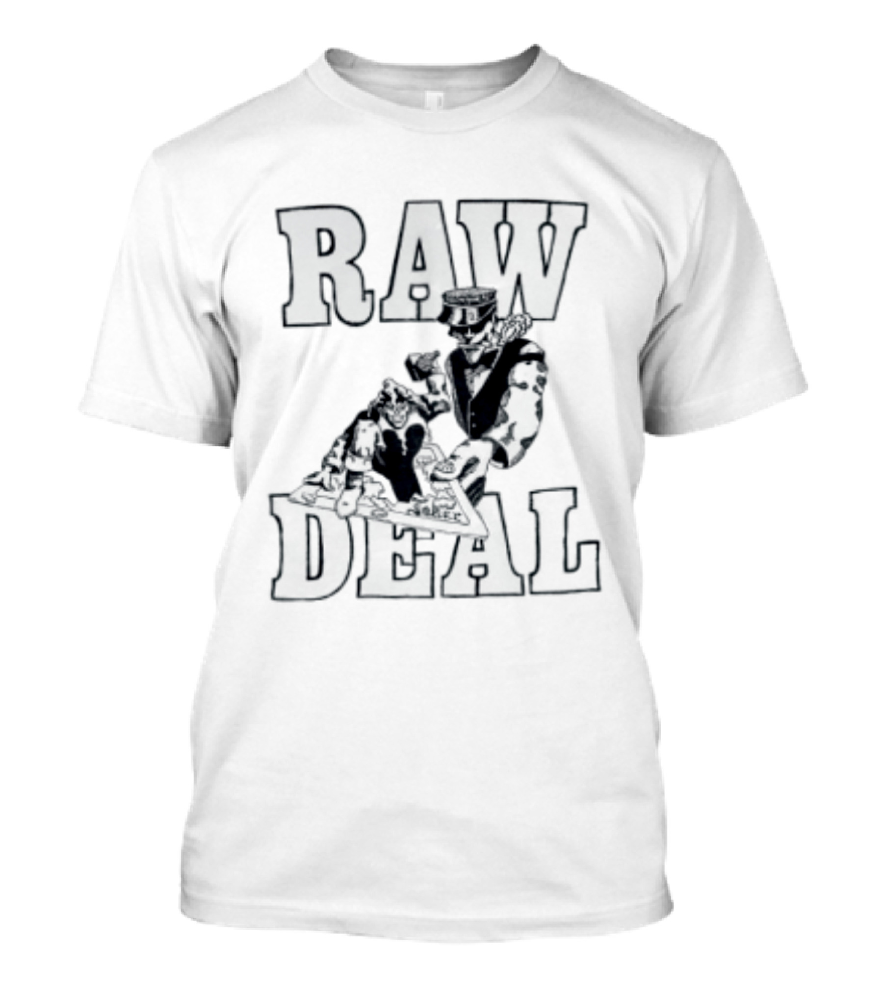Raw Deal Joker Playing Card Jester T-Shirt