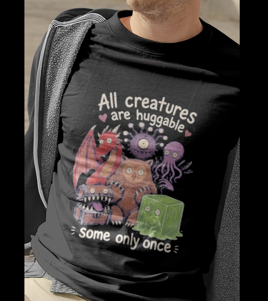 Dungeons & Dragons Creatures Huggable Once Cute Monster T-Shirt