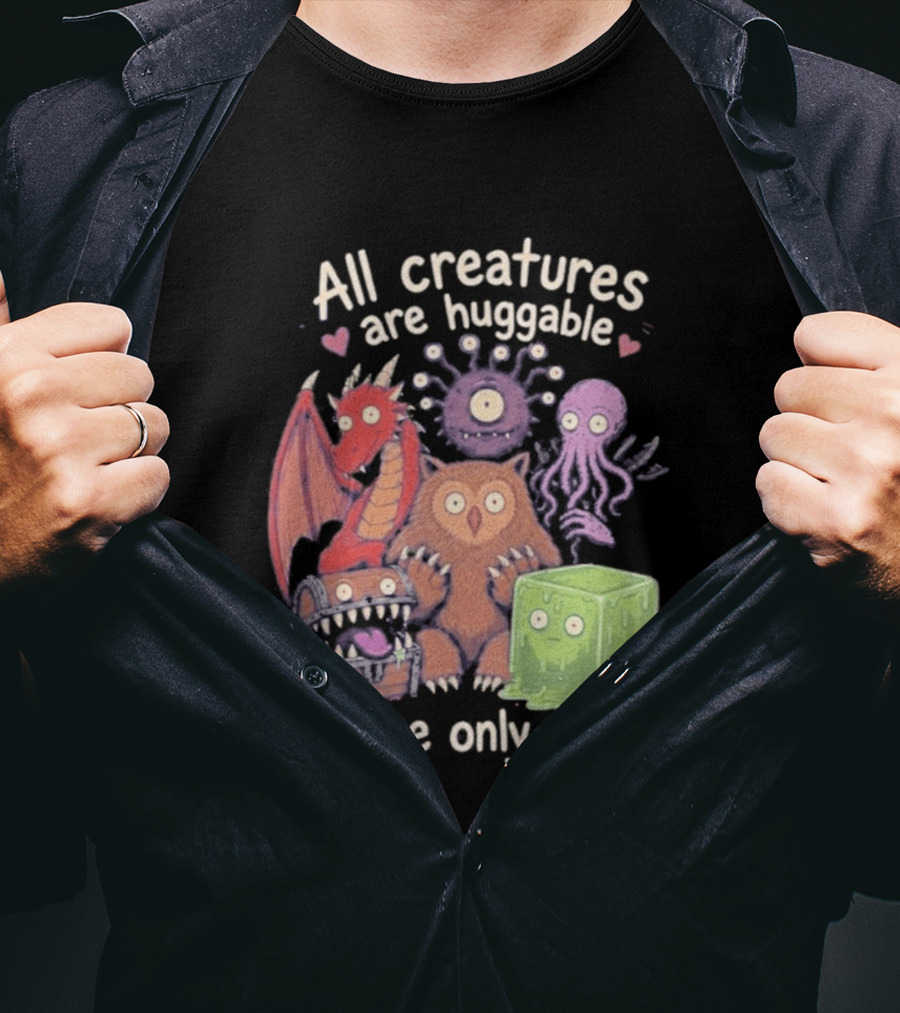 Dungeons & Dragons Creatures Huggable Once Cute Monster T-Shirt