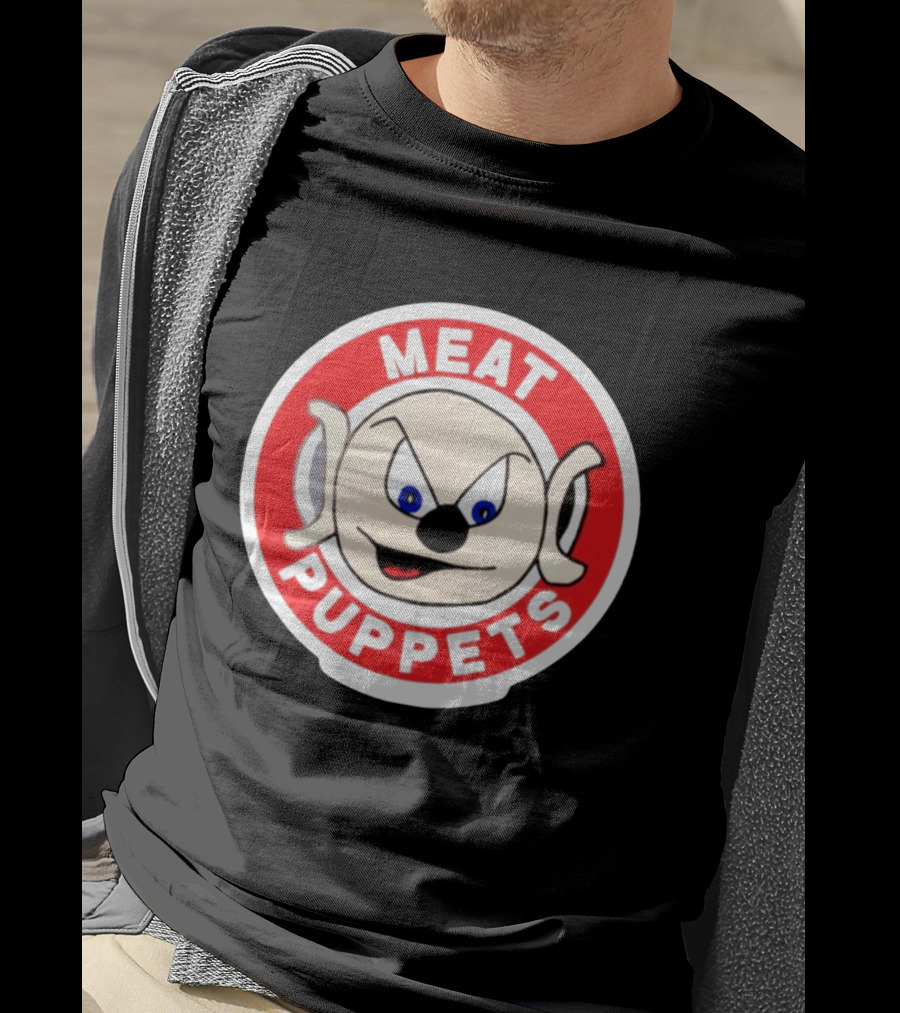 Meat Puppets Alternative Rock Merchandise Iconic Cartoon T-Shirt