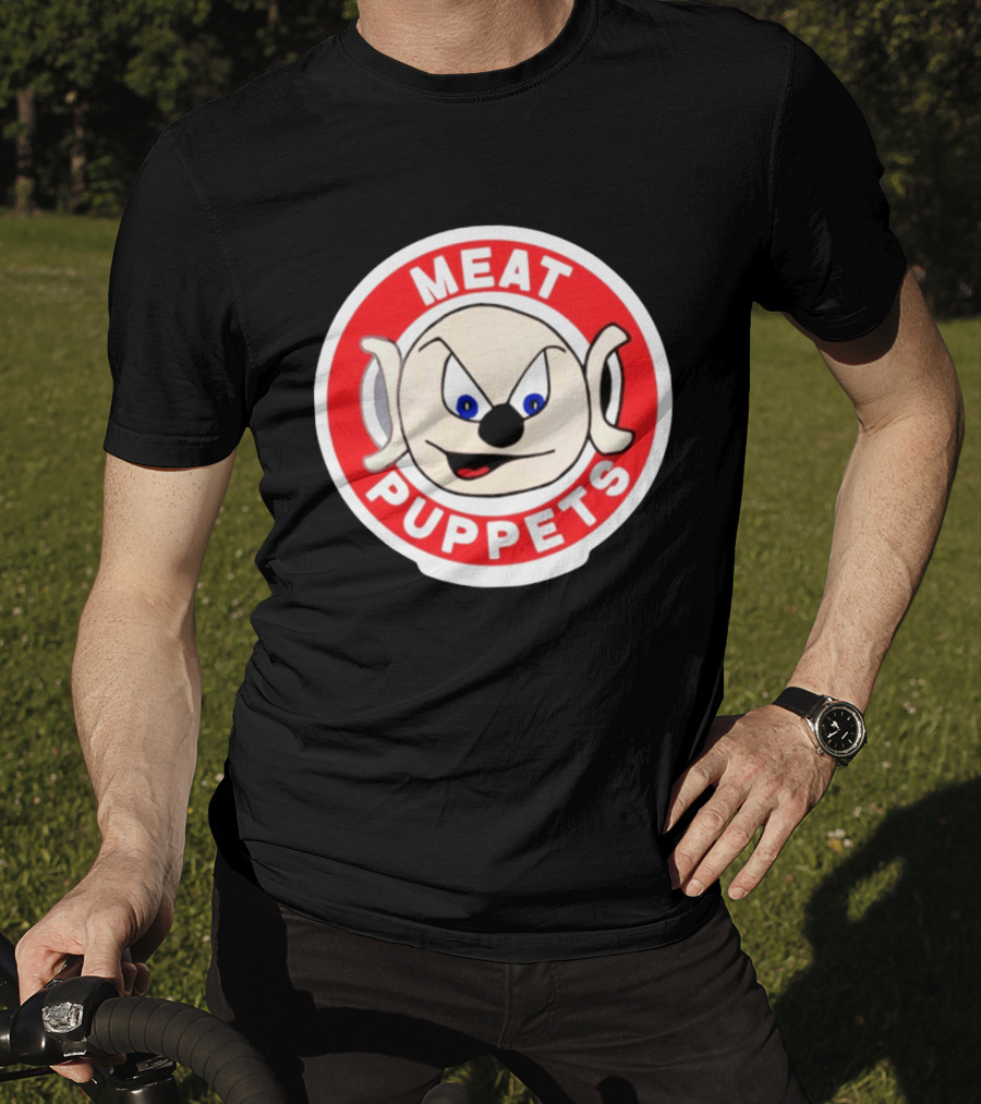 Meat Puppets Alternative Rock Merchandise Iconic Cartoon T-Shirt
