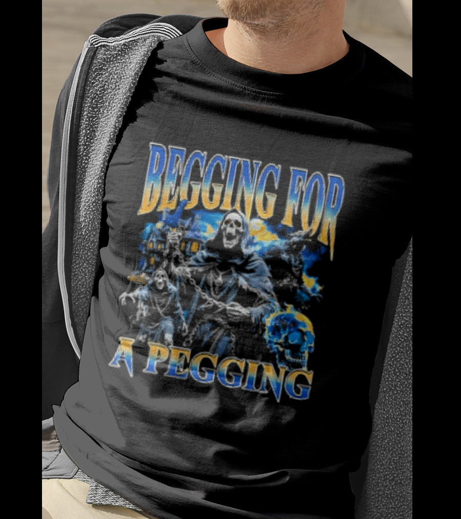 Grim Reaper Werewolf Begging For A Pegging T-Shirt
