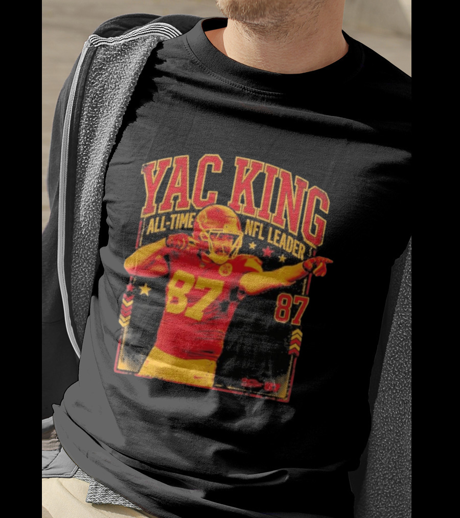 YAC King #87 All Time NFL Leader T-Shirt