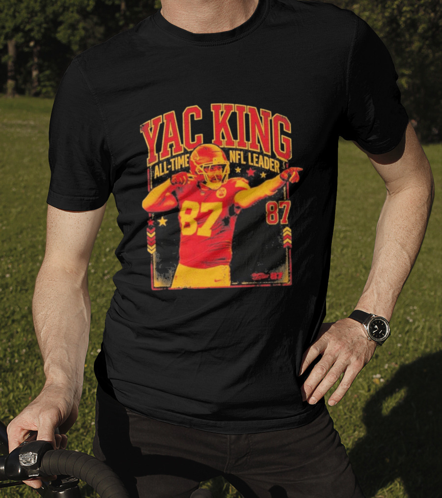 YAC King #87 All Time NFL Leader T-Shirt