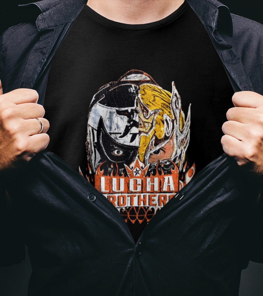 Lucha Brothers Penta Rey Fenix Mask Duo WWE T-Shirt