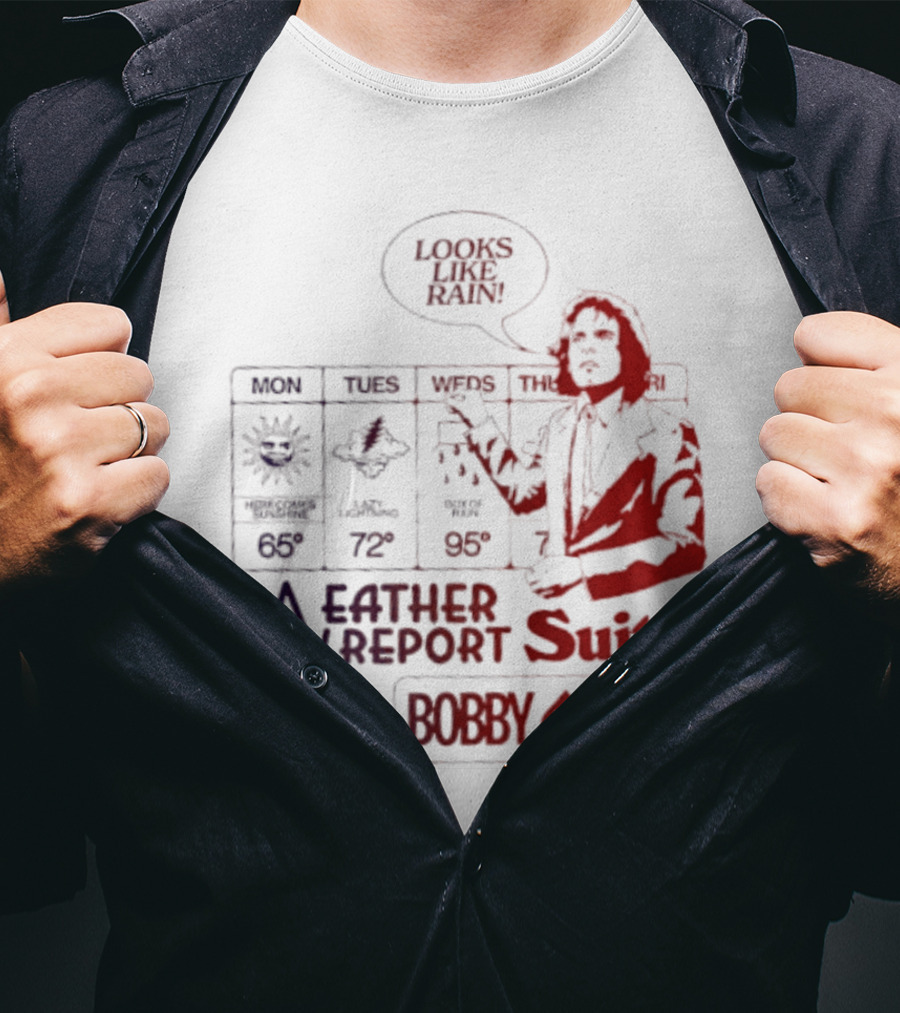 Bobby Weir Looks Like Rain Weather Report Suite T-Shirt