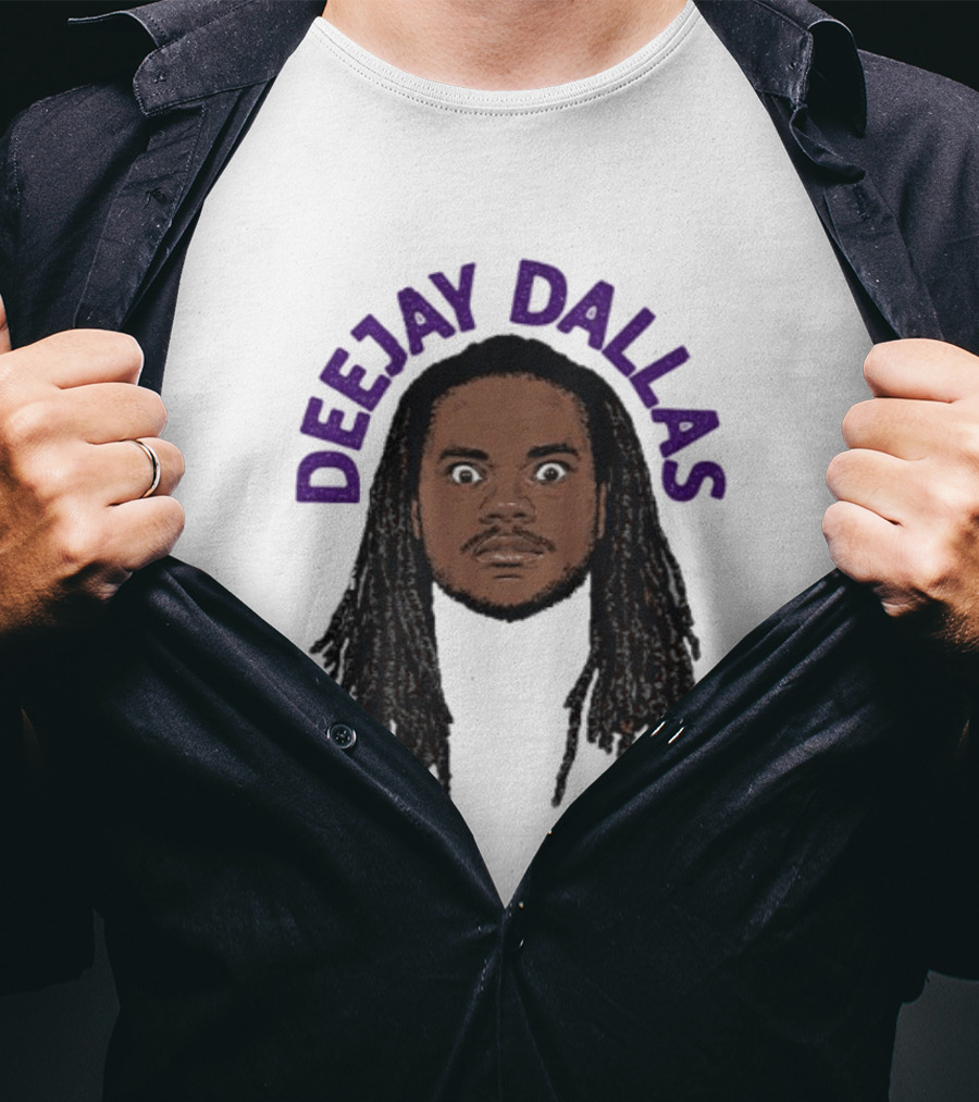 DeeJay Dallas Headshot Illustration Minnesota Football T-Shirt