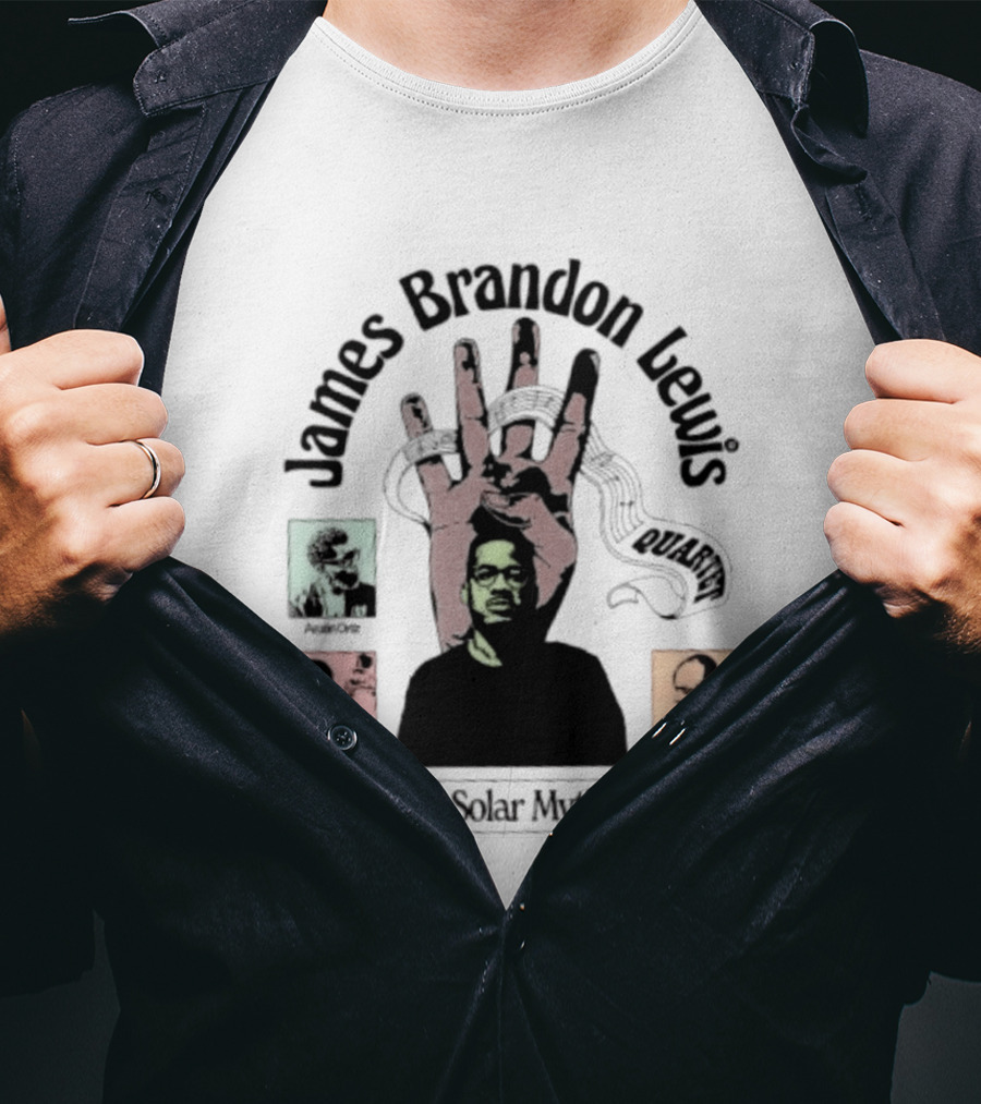 James Brandon Lewis Quartet Ars Nova Workshop June 9 Solar Myth T-Shirt