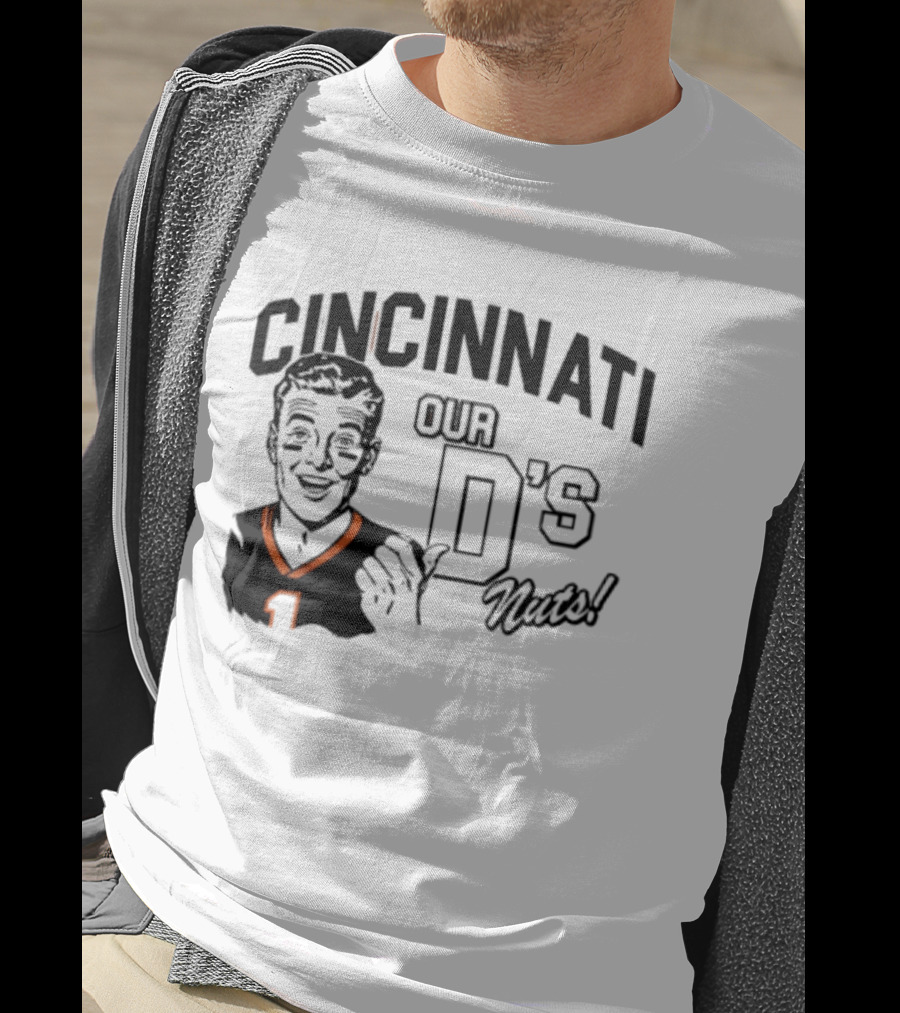Cincinnati Our D's Nuts Football Orange Bengals T-Shirt