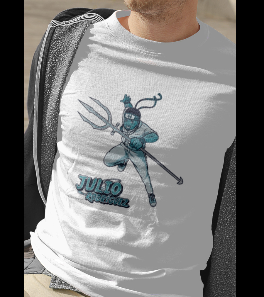 Seattle Mariners Julio Rodríguez Anime Ninja T-Shirt