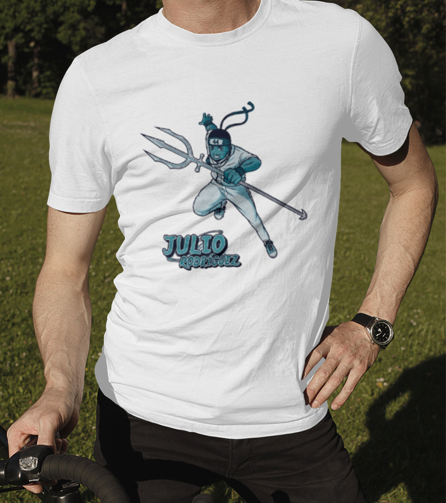Seattle Mariners Julio Rodríguez Anime Ninja T-Shirt