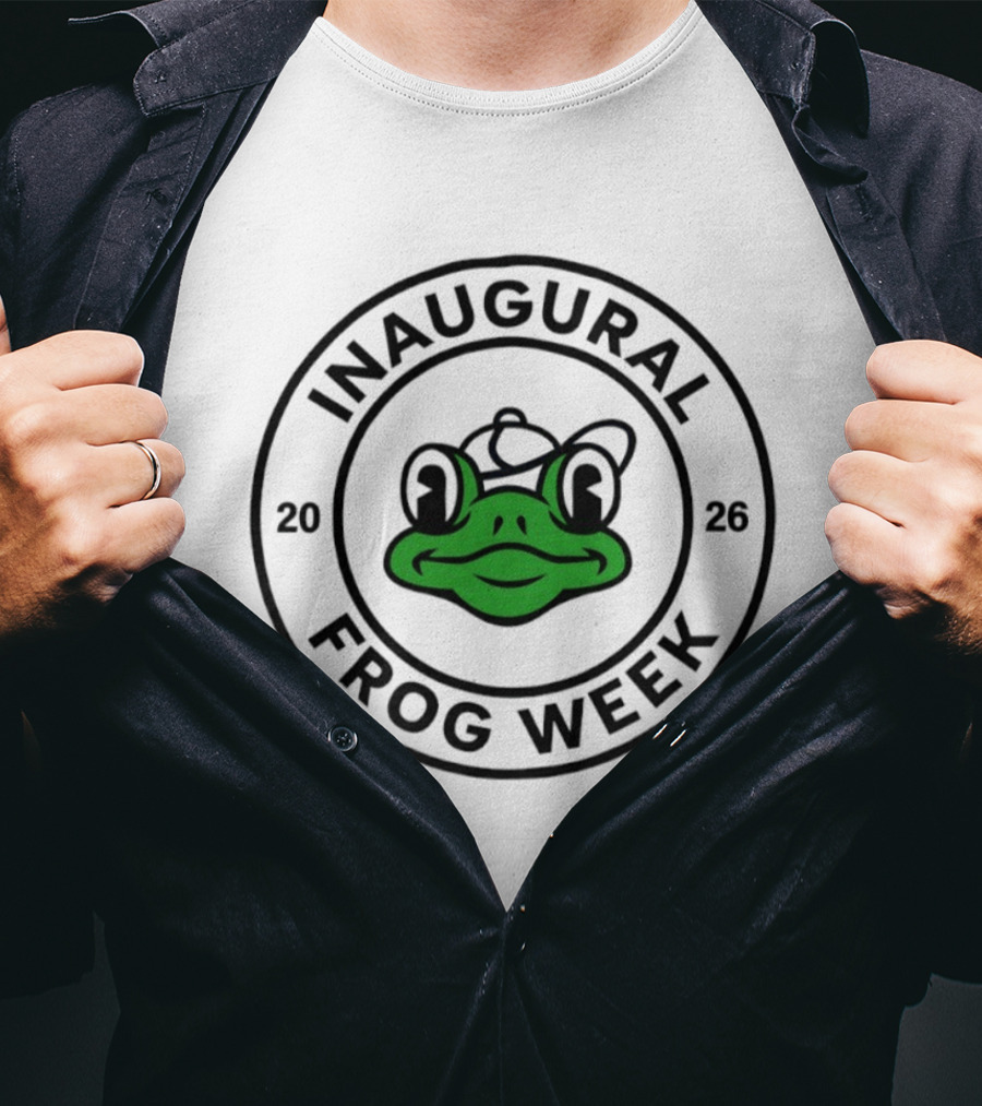 Inaugural Frog Week Skipper 2026 Frog With Goggles T-Shirt