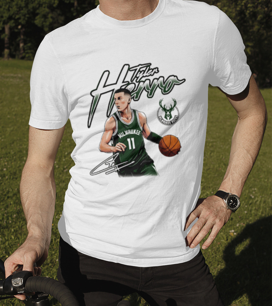 Tyler Herro Milwaukee Bucks Number 11 Basketball Player T-Shirt