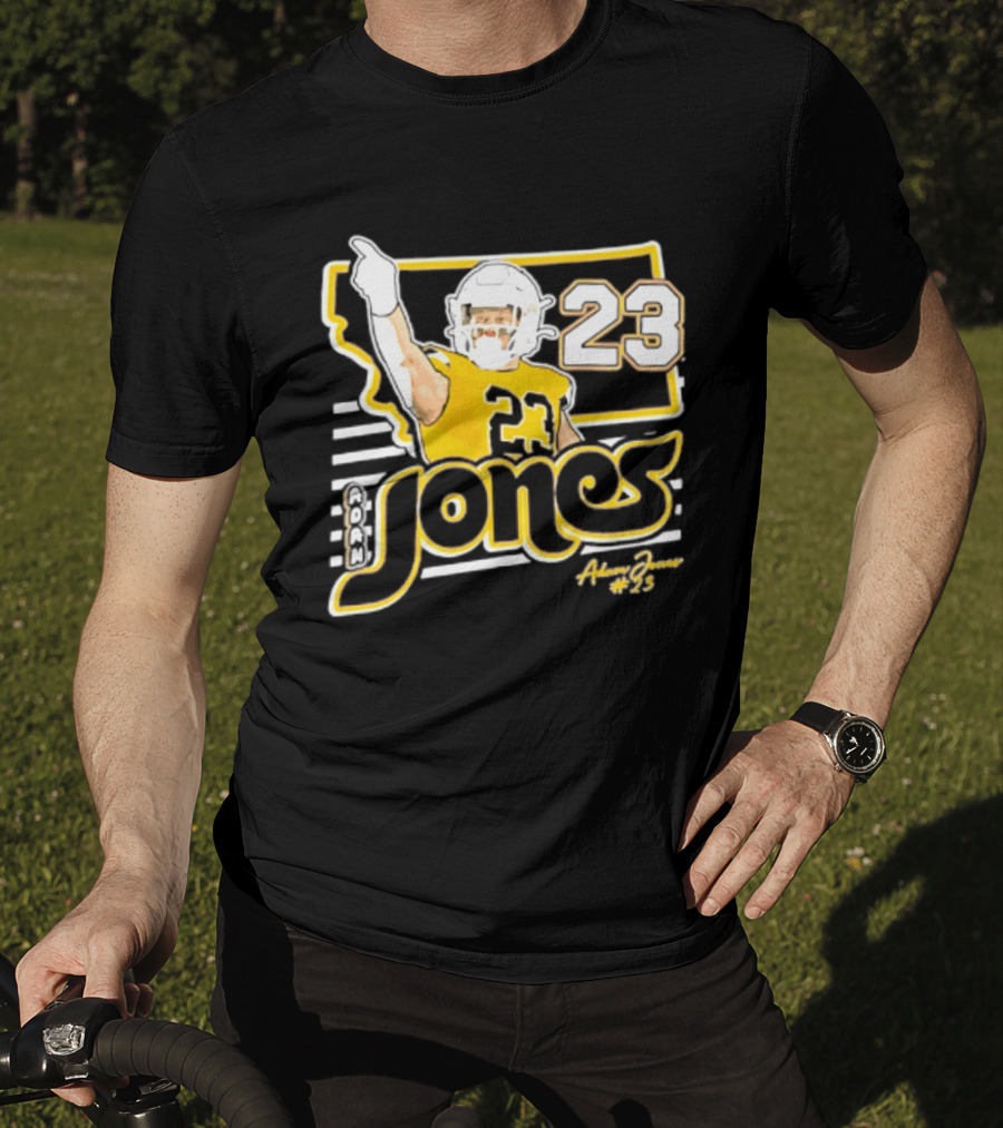 Adam Jones Montana State Bobcats Player 2026 Caricature T-Shirt