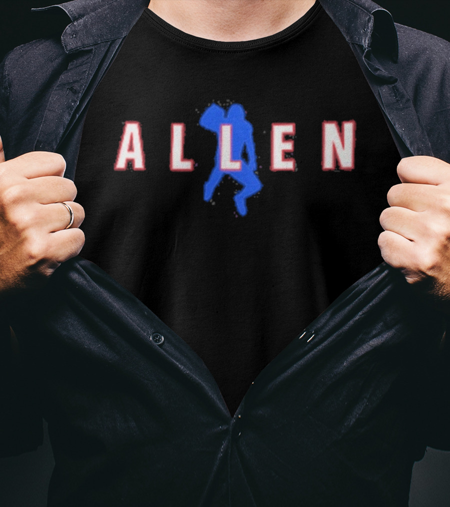Allen 17 Winter Soldier Football Quarterback Jump T-Shirt