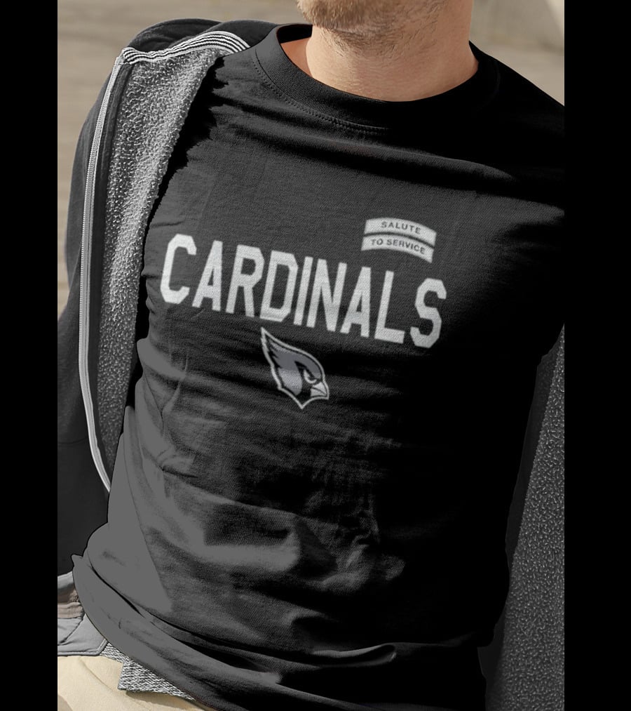 Arizona Cardinals 2026 Salute To Service Veterans Day Honor T-Shirt