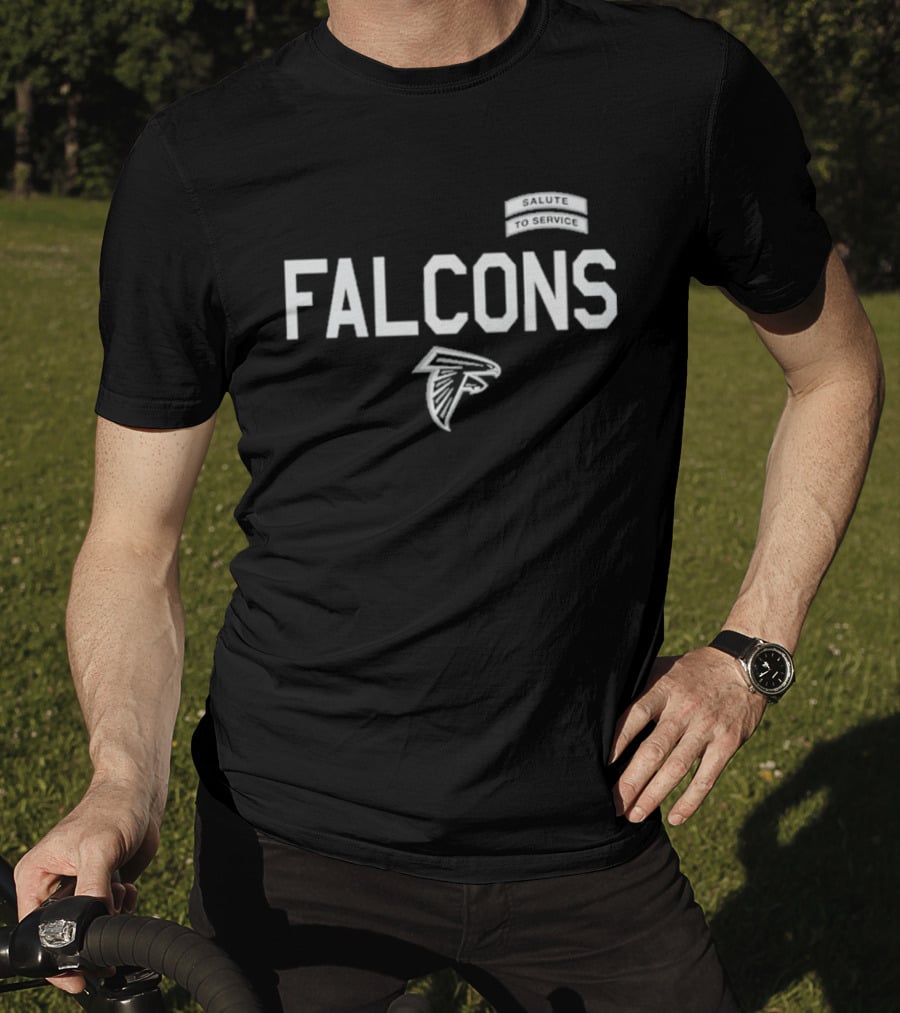 Atlanta Falcons 2026 Salute To Service FALCONS Military T-Shirt