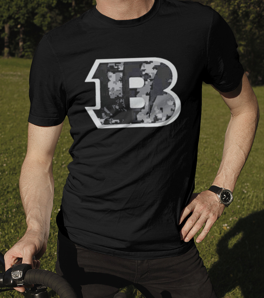 Cincinnati Bengals 2026 Salute To Service Camouflage B T-Shirt