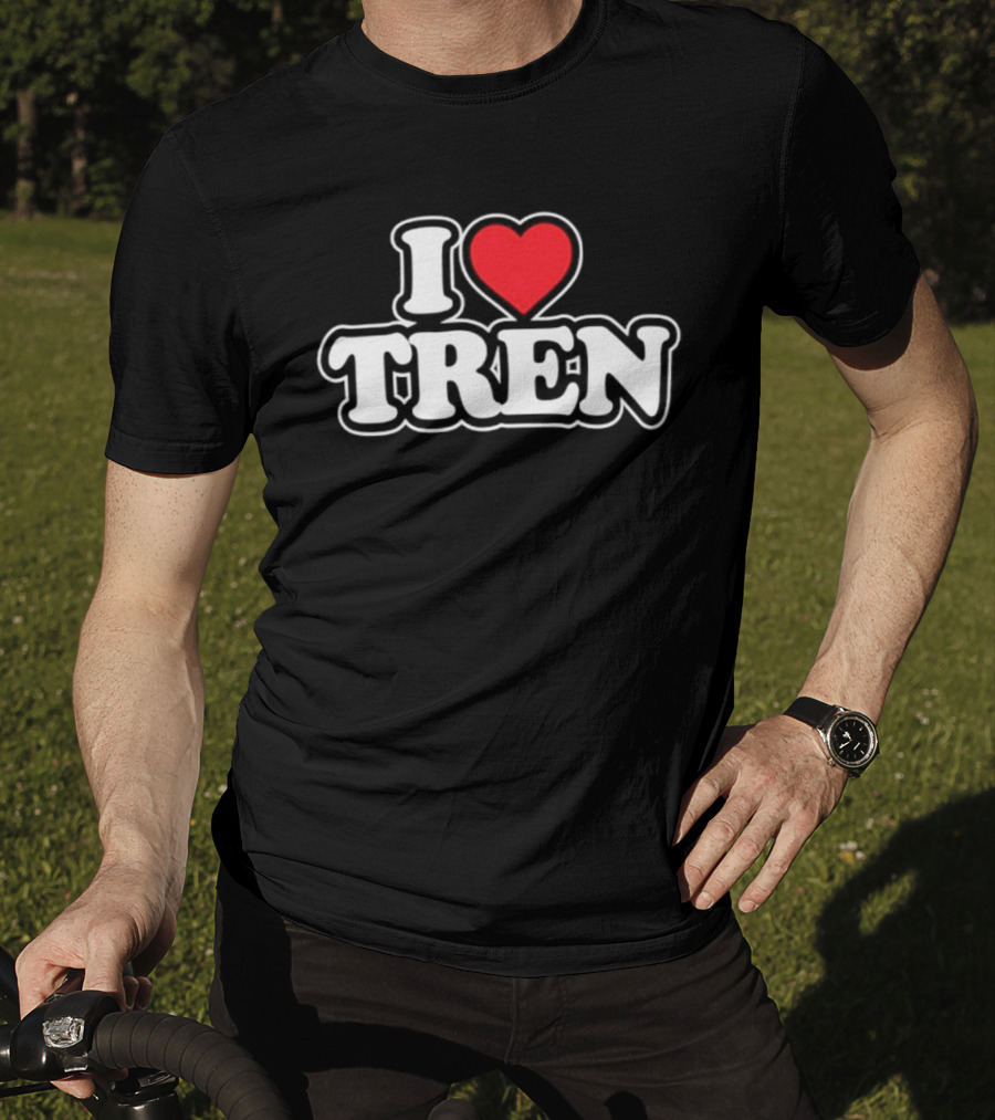 I Love Tren Bodybuilding Gym Fitness Workout Motivation T-Shirt