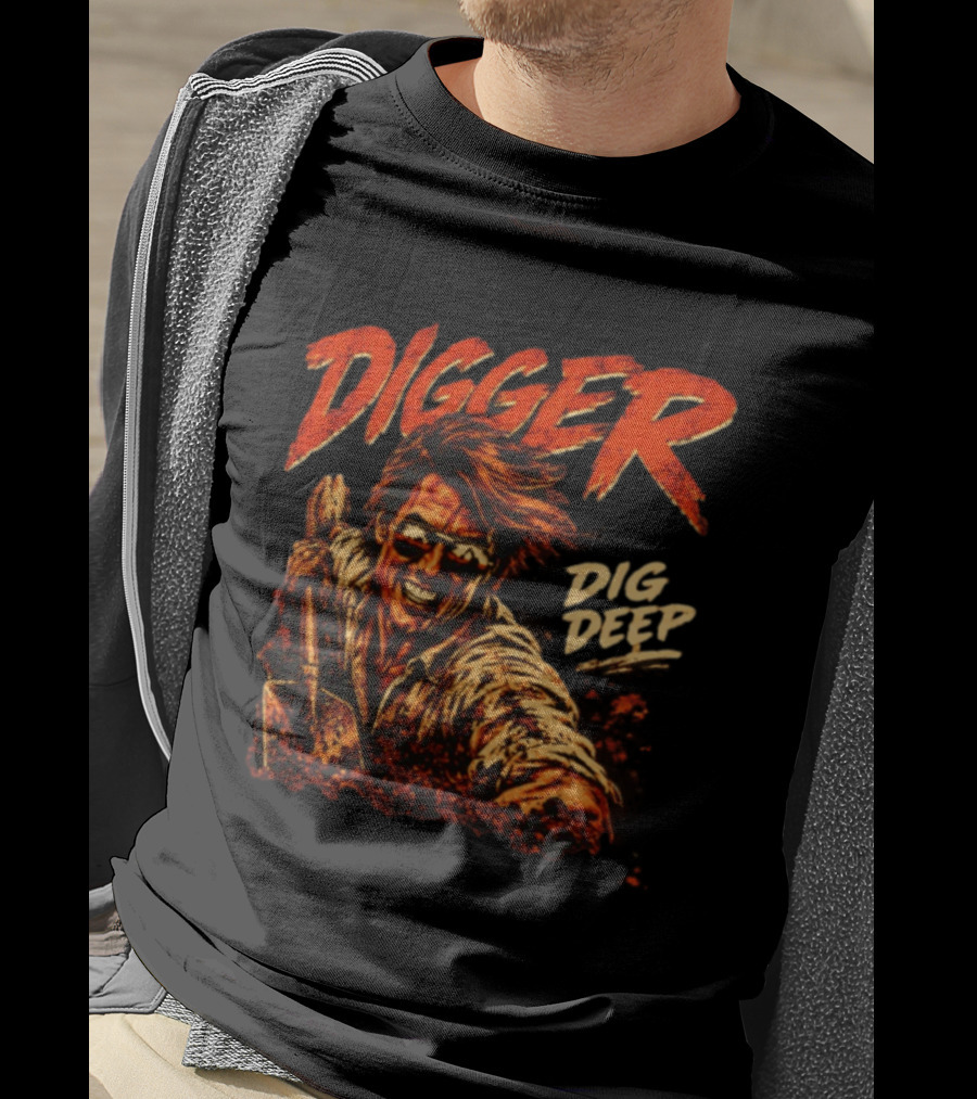 Digger Dig Deep Tom Cruise Rockwell Halloween T-Shirt