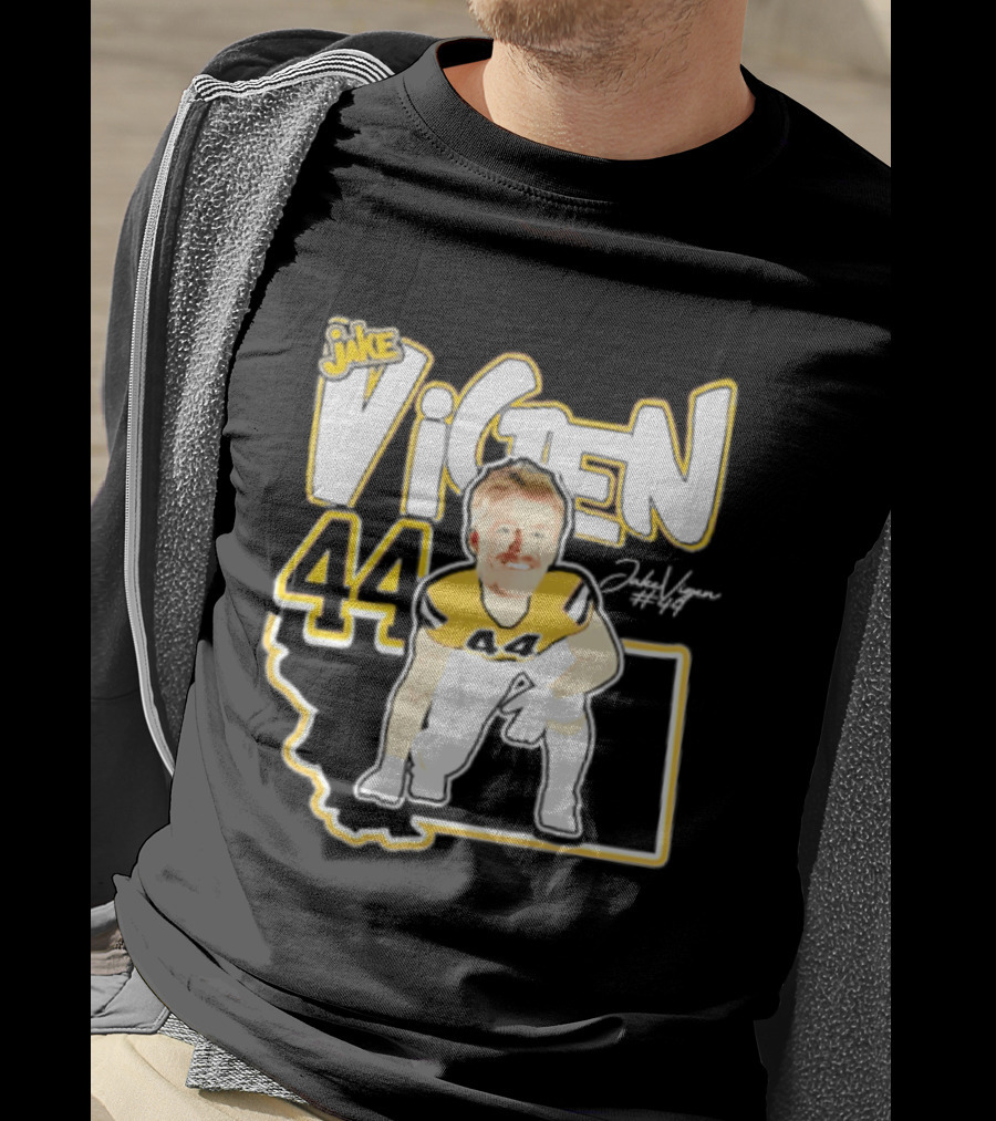 Jake Vigen 44 Montana State Bobcats Player 2026 Caricature T-Shirt