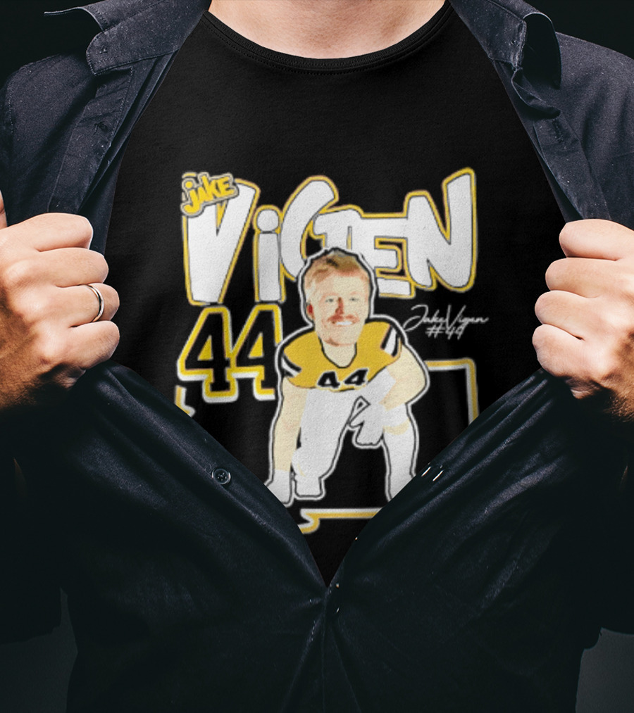 Jake Vigen 44 Montana State Bobcats Player 2026 Caricature T-Shirt