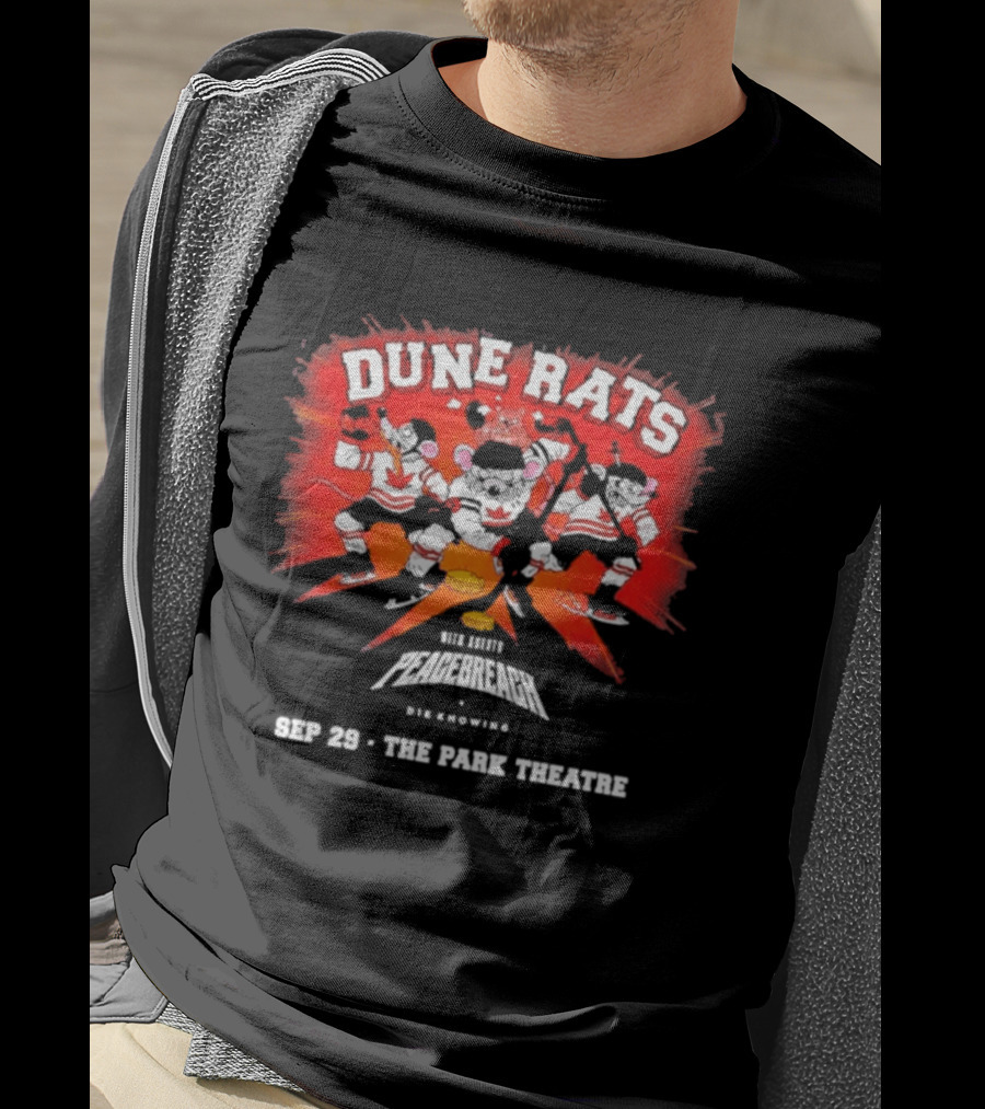 Dune Rats Winnipeg Manitoba The Park Theatre Sep 29 Big Krowdux Canadian Hockey T-Shirt