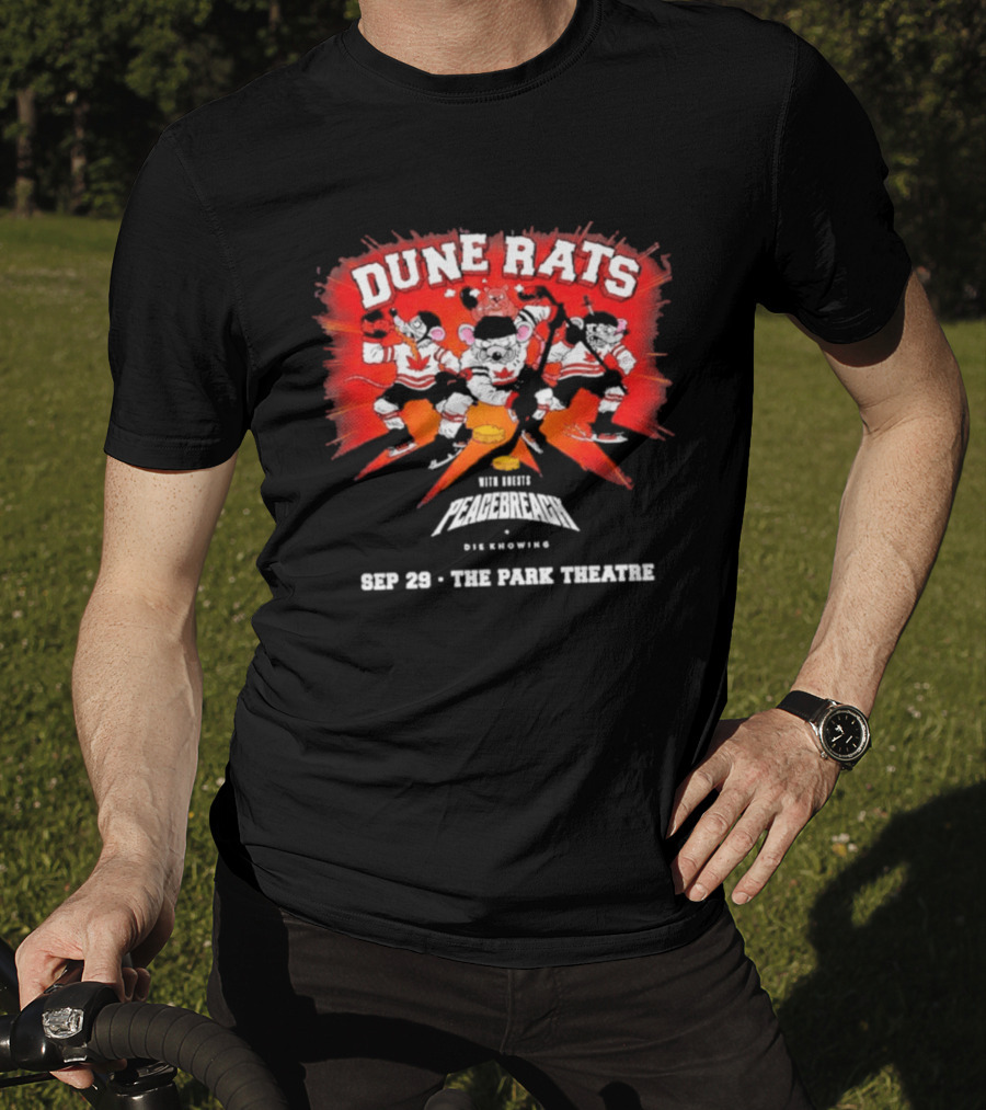 Dune Rats Winnipeg Manitoba The Park Theatre Sep 29 Big Krowdux Canadian Hockey T-Shirt