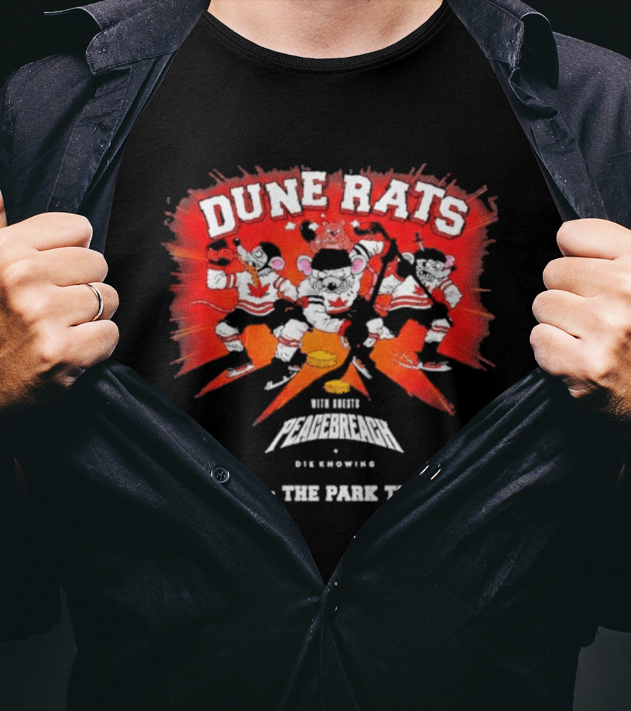 Dune Rats Winnipeg Manitoba The Park Theatre Sep 29 Big Krowdux Canadian Hockey T-Shirt
