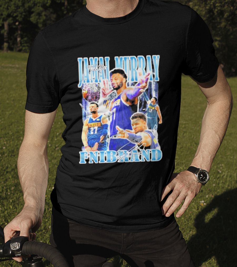 Jamal Murray The Killer Denver Nuggets FNIBRAND Basketball T-Shirt
