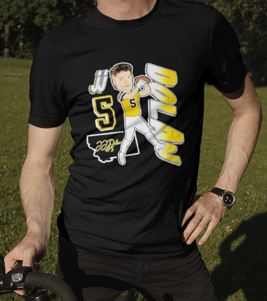JJ Dolan Montana State Bobcats Player 2026 Caricature T-Shirt