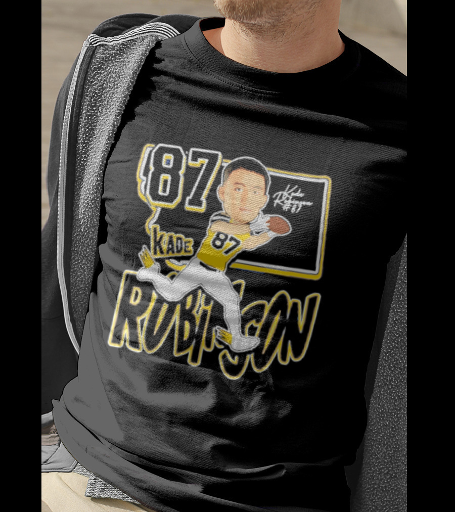 Kade Robinson 87 Montana State Bobcats Football Player 2026 Caricature T-Shirt